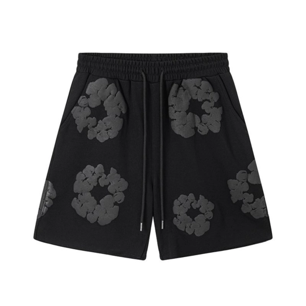 DIOR ALPHA Sandals 3SA081YXV_H961 + Denim Tears The Cotton Wreath Shorts Black Grey