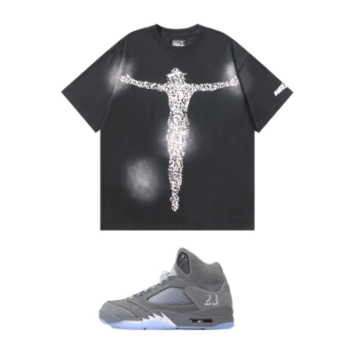 Hellstar T-shirt 612 + PK God Batch Air Jordan 5 Retro 'Wolf Grey' 2026 DD0587-002 01