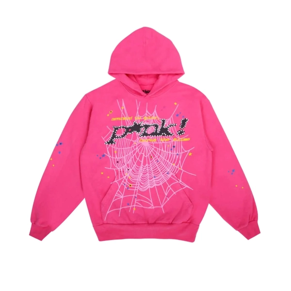 Sp5der P_NK Hoodie Pink YZ EG912 + ASICS Gel-Kayano 14 Pink Glo 1201A019-700