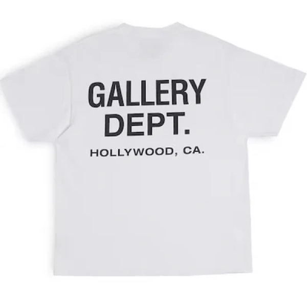 GALLERY DEPT. SOUVENIR T-SHIRT WHITE + Denim Tears The Cotton Wreath Shorts Grey (2)
