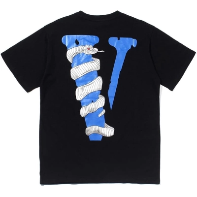 Vlone T Shirt Python Snake Shirts + AMIRI Blue Varsity Jeans 02