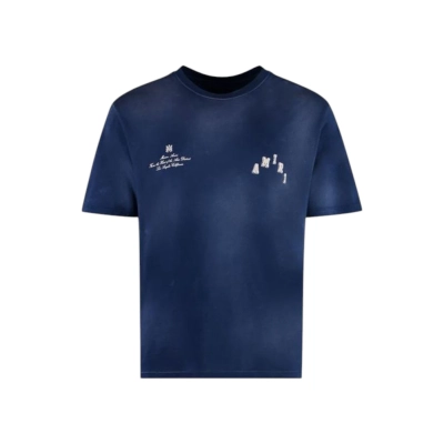AMIRI Vintage Collegiate T-Shirt Dark Blue 01