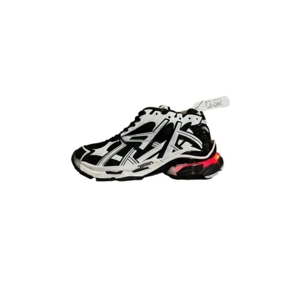 Balenciaga Runner White and Black LED 677403W3RB29010