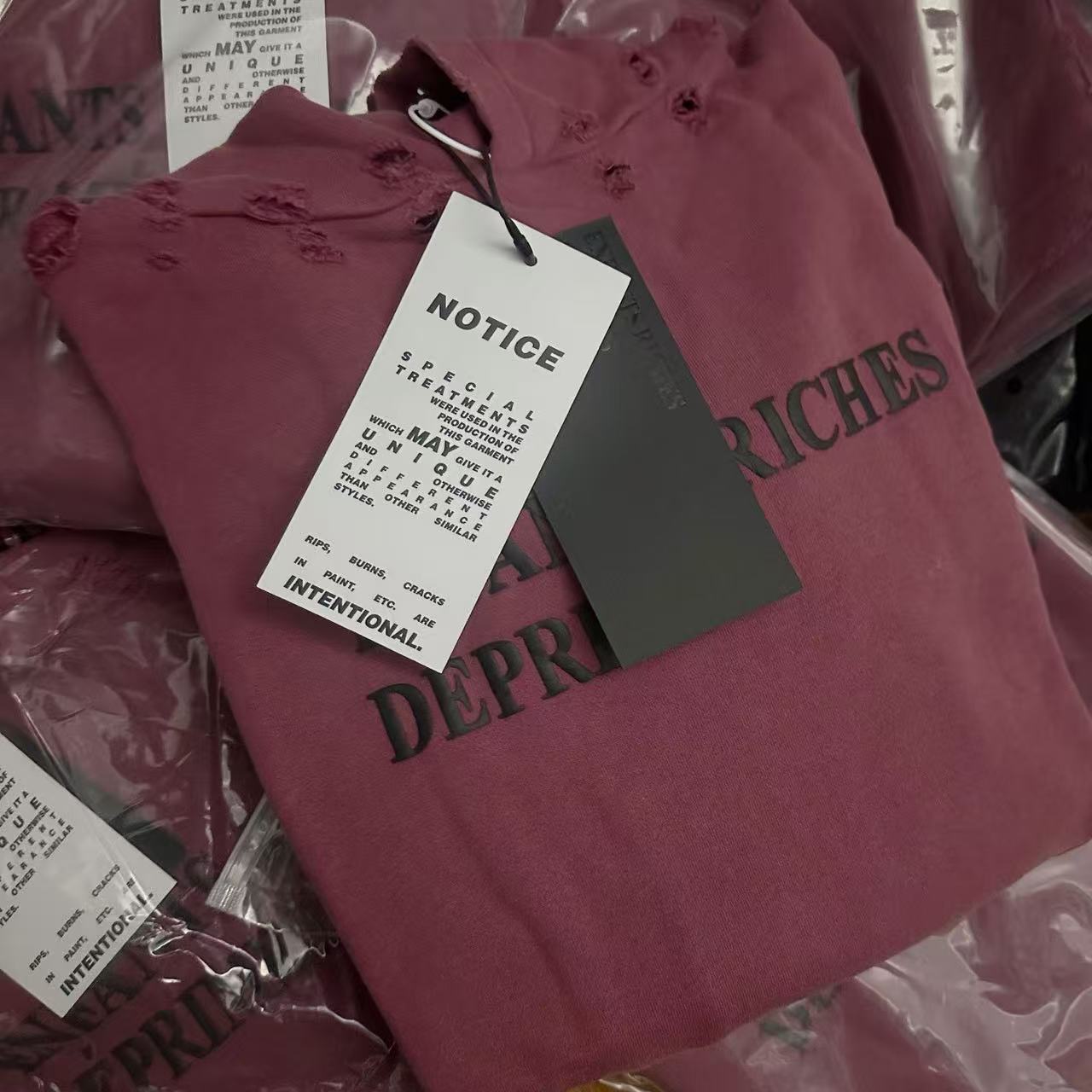 Enfants Riches Déprimés Classic Logo Hoodie 'Mud Red'