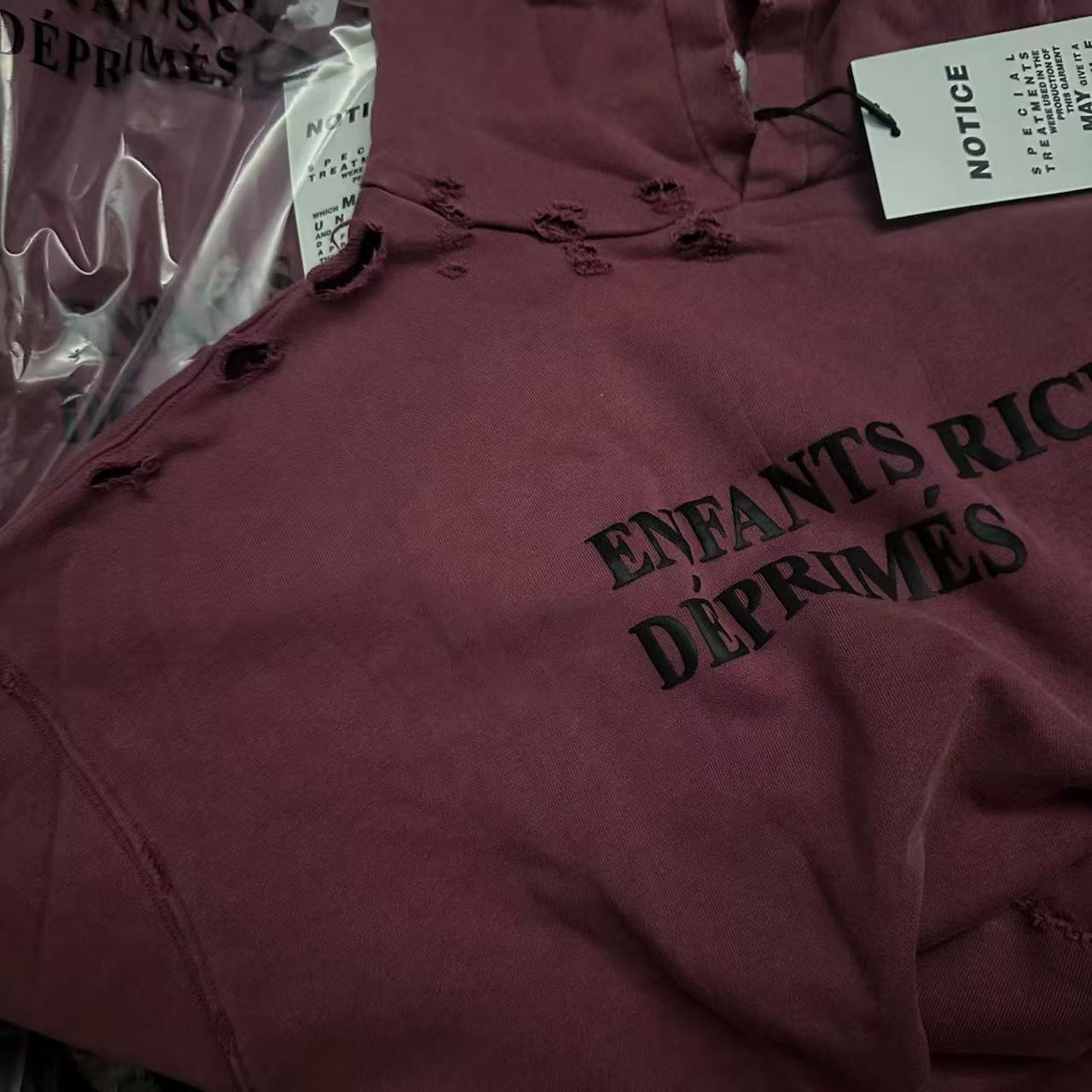 Enfants Riches Déprimés Classic Logo Hoodie 'Mud Red'