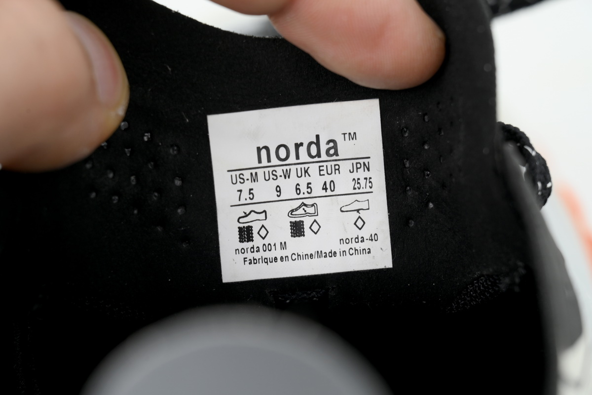 norda 001A G+ Gry Orng