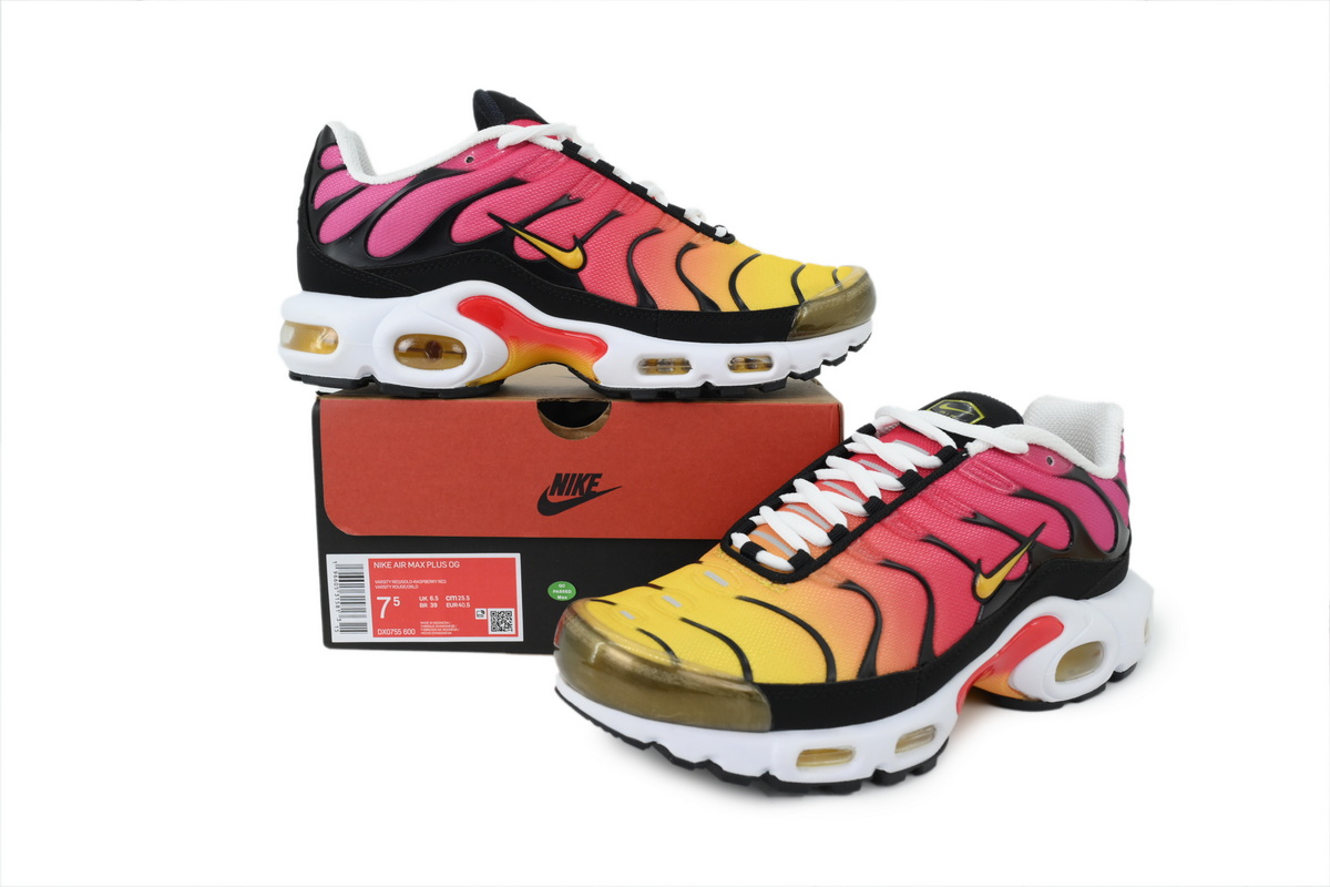 PK God Batch Nike Air Max Plus OG 'Gold Raspberry Red' DX0755-600