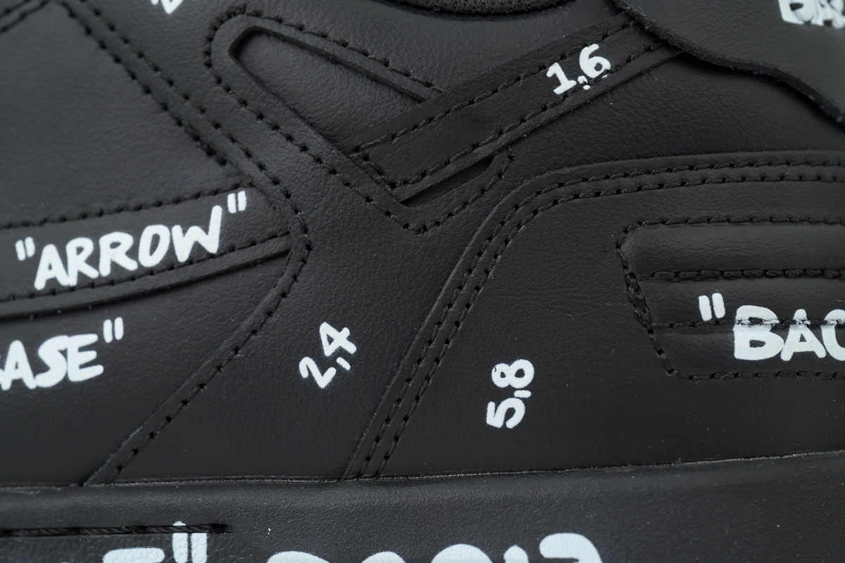 PK God Batch OFF-WHITE Out Of Office White Black A OMIA189F 25LEA007 1001