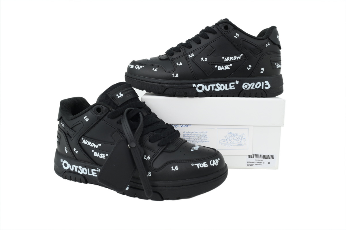 PK God Batch OFF-WHITE Out Of Office White Black A OMIA189F 25LEA007 1001