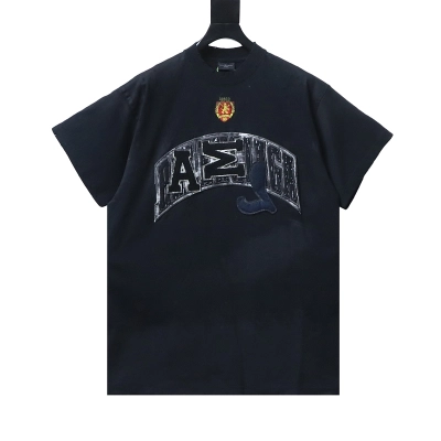 Balenciaga 23SS collaboration Manchester United dirty wash short-sleeved T-shirt 01