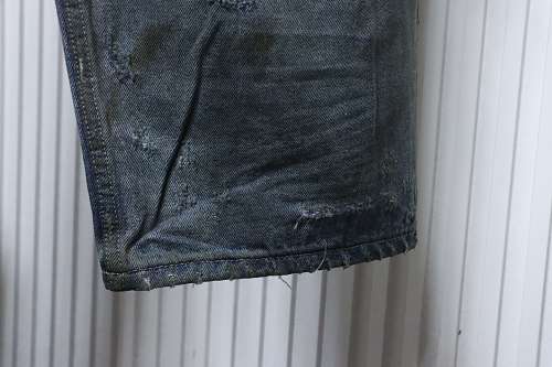 Balenciaga 25FW Distressed Jeans Blue