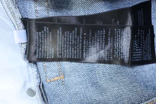 Balenciaga 25FW Distressed Jeans Blue