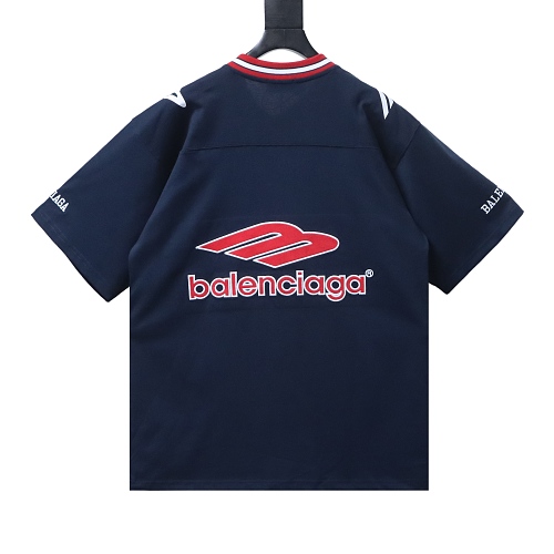 Balenciaga 26ss 3M Embroidered Manchester United Logo Short-Sleeve T-Shirt