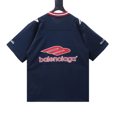 Balenciaga 26ss 3M Embroidered Manchester United Logo Short-Sleeve T-Shirt 02