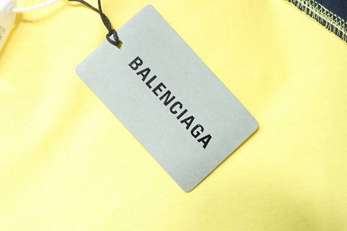 Balenciaga 26ss Signature Letter Print Patchwork Short-Sleeve T-Shirt