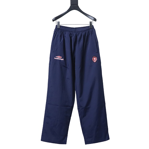 Balenciaga BLCG 26SS 3M Manchester United Embroidered Tracksuit Pants