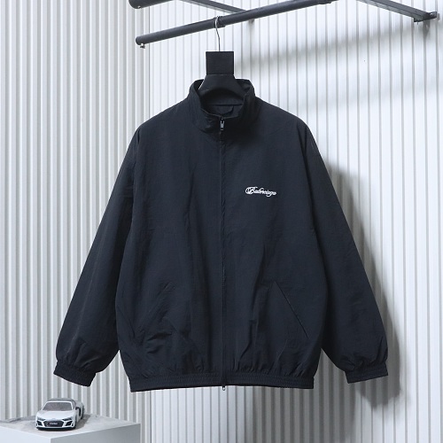 Balenciaga BLCG 26SS Cursive Signature Embroidered Tracksuit Jacket