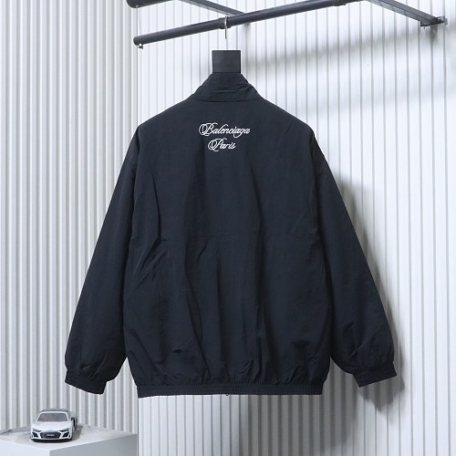 Balenciaga BLCG 26SS Cursive Signature Embroidered Tracksuit Jacket