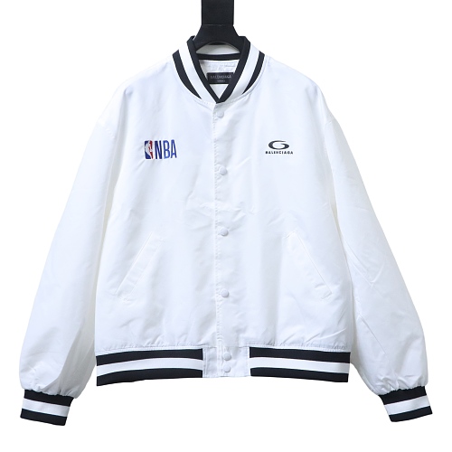 Balenciaga BLCG 26SS Cursive Signature Embroidered Tracksuit Jacket