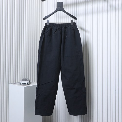 Balenciaga BLCG 26SS Cursive Signature Embroidered Tracksuit Pants Black