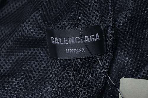 Balenciaga BLCG 26SS Cursive Signature Embroidered Tracksuit Pants Black