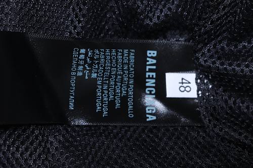 Balenciaga BLCG 26SS Cursive Signature Embroidered Tracksuit Pants Black