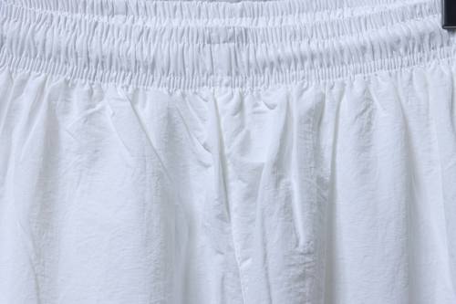 Balenciaga BLCG 26SS Cursive Signature Embroidered Tracksuit Pants White