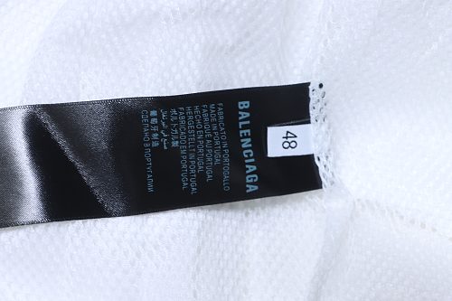Balenciaga BLCG 26SS Cursive Signature Embroidered Tracksuit Pants White