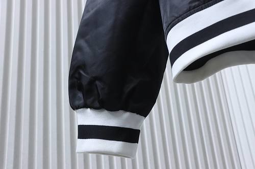 Balenciaga BLCG 26SS NBA Collaboration Embroidered Baseball Flight Jacket
