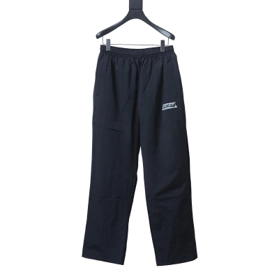 Balenciaga BLCG 26SS White Tape Print Tracksuit Pants 01