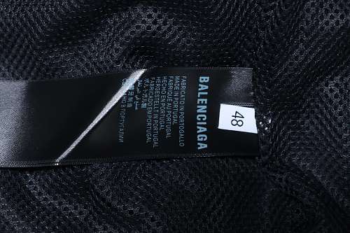 Balenciaga BLCG 26SS White Tape Print Tracksuit Pants