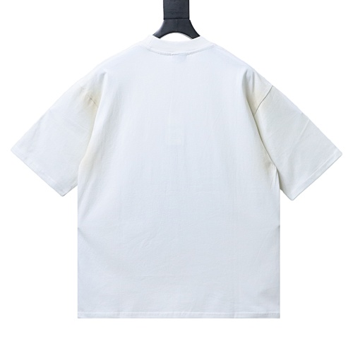 BALENCIAGA Los Angeles Night View Distressed Short-Sleeve T-Shirt