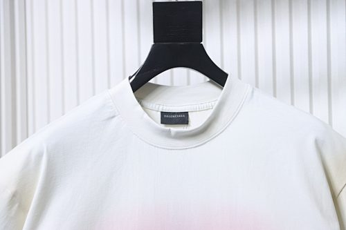 BALENCIAGA Los Angeles Night View Distressed Short-Sleeve T-Shirt