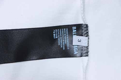 Balenciaga 25ss Sunflower Textured Seam-Sealed Short-Sleeve T-Shirt