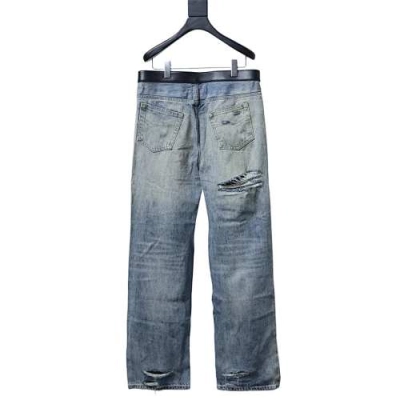 Balenciaga 25SS washed distressed jeans 02