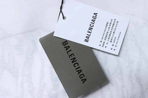 Balenciaga all-over letter print, direct-print breathable graffiti short-sleeved T-shirt