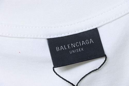 Balenciaga all-over letter print, direct-print breathable graffiti short-sleeved T-shirt