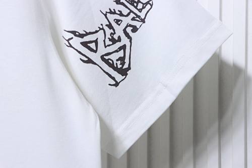 Balenciaga all-over letter print, direct-print breathable graffiti short-sleeved T-shirt