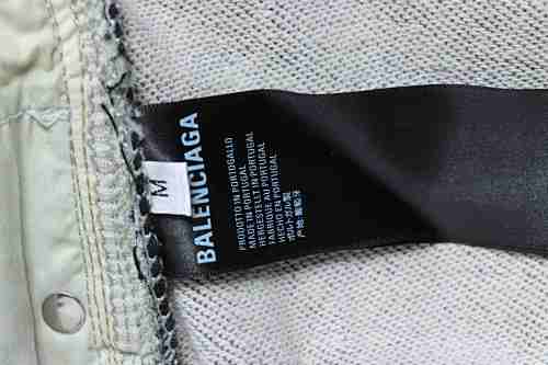 Balenciaga BLCG 24ss patchwork black floral grey denim trousers