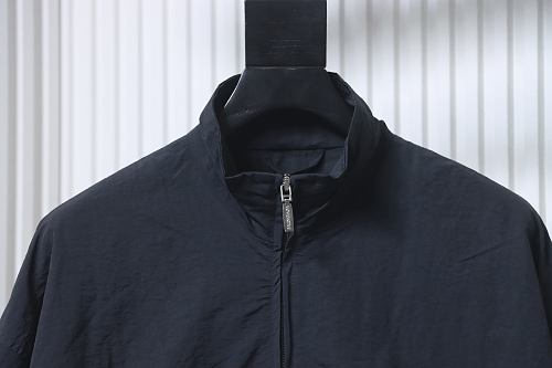 Balenciaga BLCG 26SS Cursive Signature Embroidered Hooded Sports Jacket