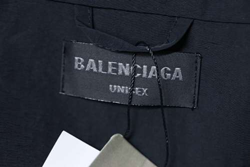 Balenciaga BLCG 26SS Front and Back Half-Ring Embroidered Tracksuit Jacket