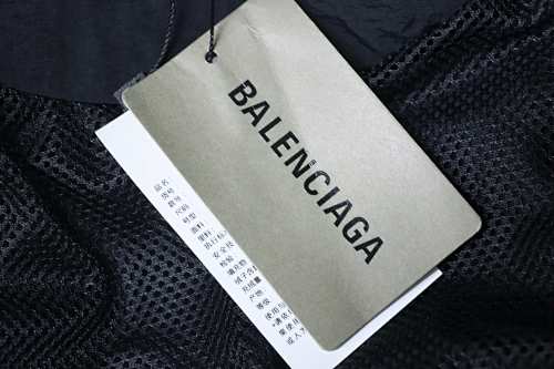 Balenciaga BLCG 26SS Front and Back Half-Ring Embroidered Tracksuit Jacket