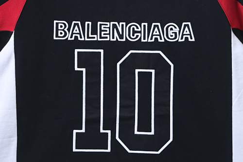 Balenciaga NBA collaboration oversized color-blocked short-sleeved T-shirt