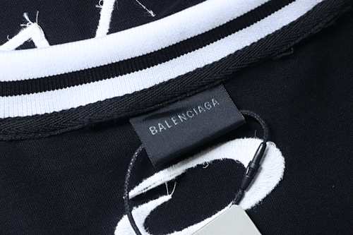 Balenciaga NBA collaboration oversized color-blocked short-sleeved T-shirt