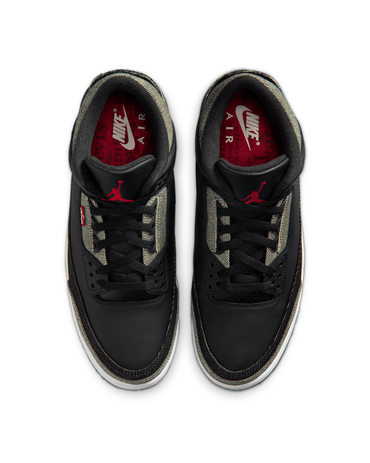 PK God Batch Air Jordan 3 x Levi's Black and White IR0914-400