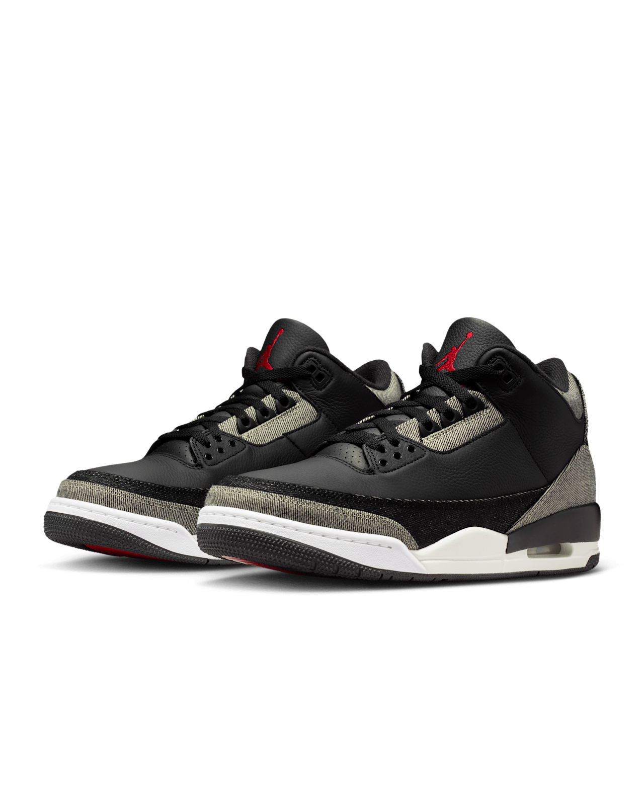 PK God Batch Air Jordan 3 x Levi's Black and White IR0914-400