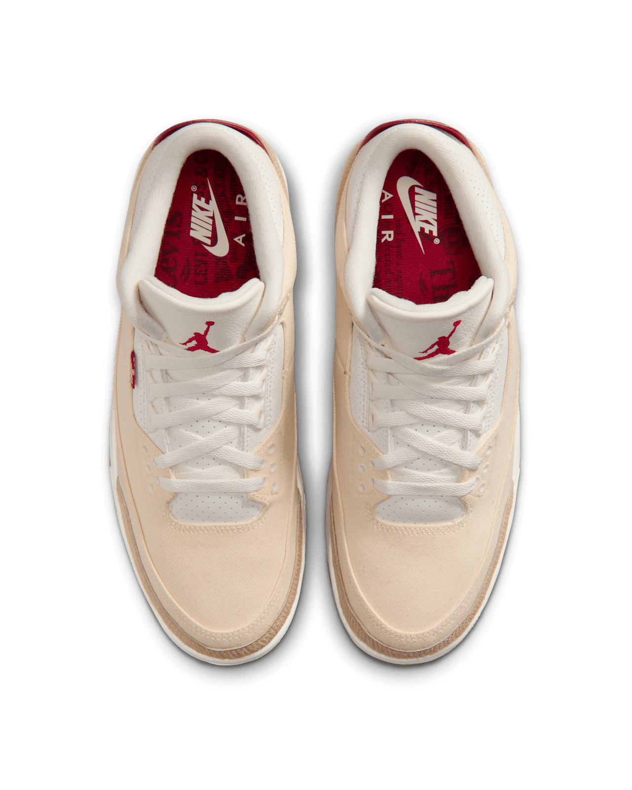 PK God Batch Air Jordan 3 x Levi's Ecru Denim IR0910-400
