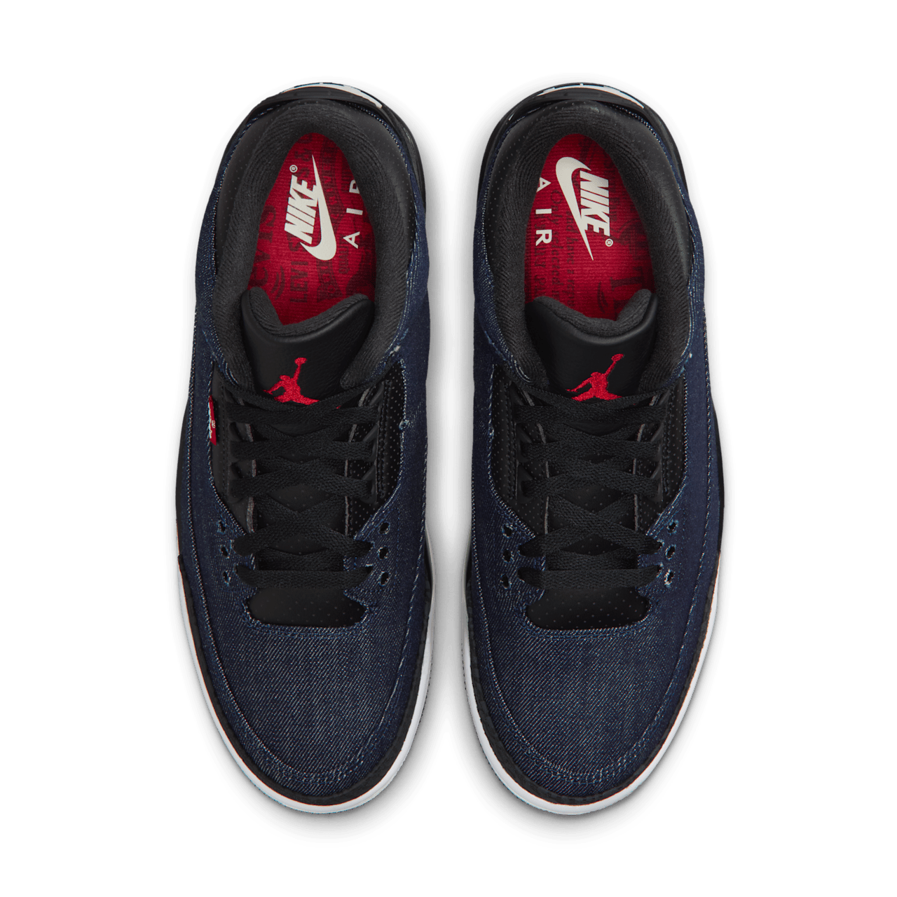 PK God Batch Air Jordan 3 x Levi's Indigo and Gym Red IH7959-400