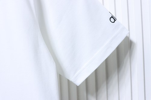 Alo Yoga Simple Silicone Letter Print T-Shirt White