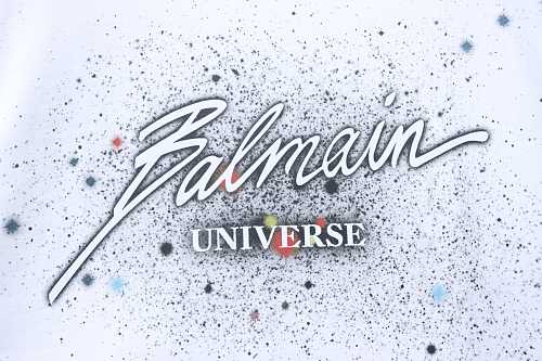 Balman 26SS Cosmic Starry Sky Graffiti Short-Sleeve T-Shirt